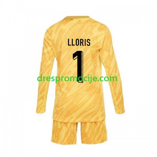 Francuska Hugo Lloris 1 Dres Golmanski Dječji Domaći Euro 2024 Dugim Rukavima Francuska Hugo Lloris 1 Dres Golmanski Dječji Domaći Euro 2024 Dugim Rukavima